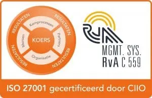 ISO 27001 gecertificeerd door CIIO